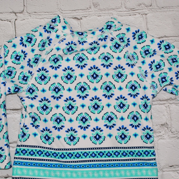 Carter's Girl's Long Sleeve Swim Top - Picture 3 of 4